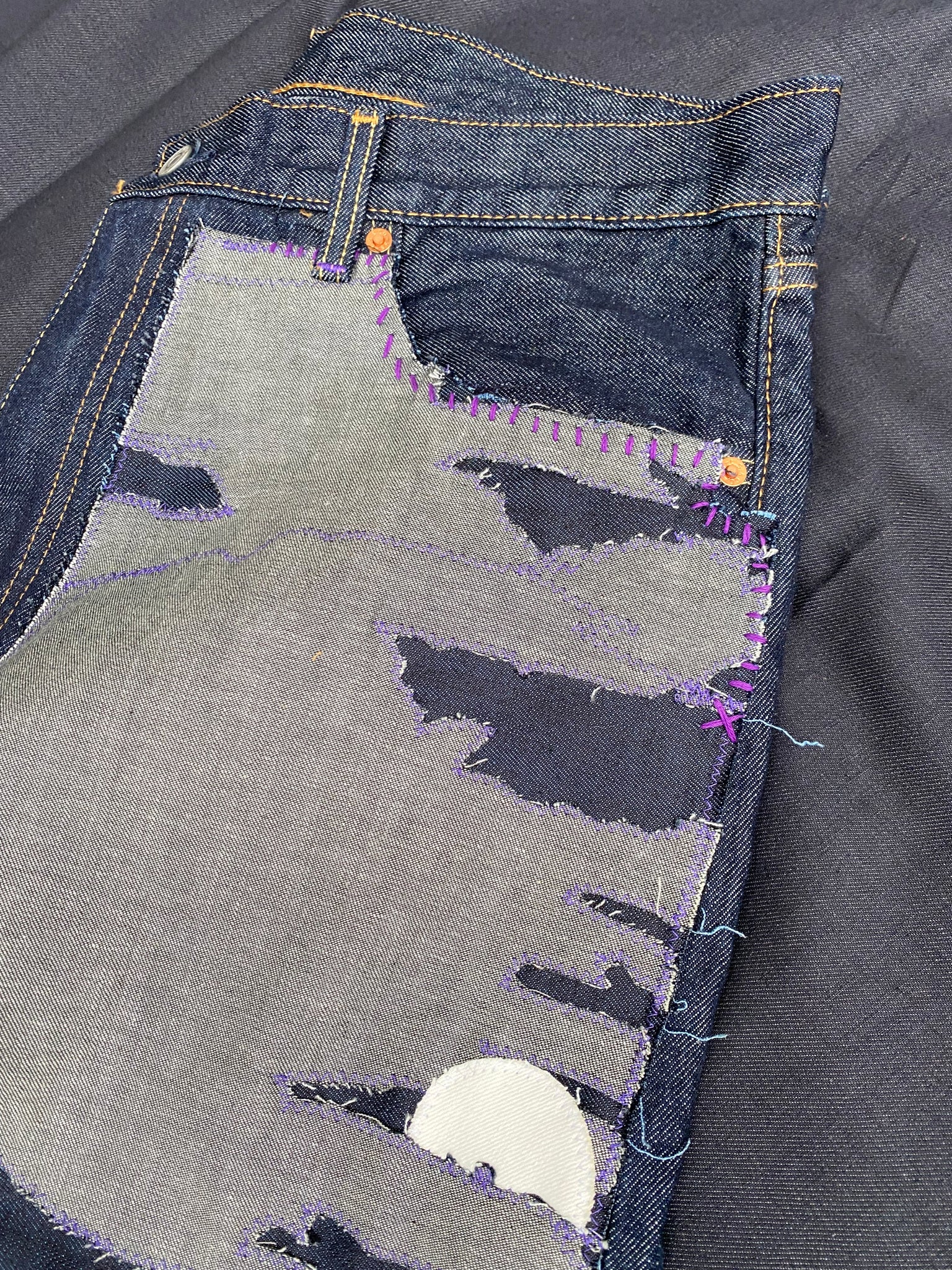 Zoro vs. King Patchwork Denim