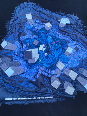 ‘LOADING’ PRINTED PATCHWORK #11