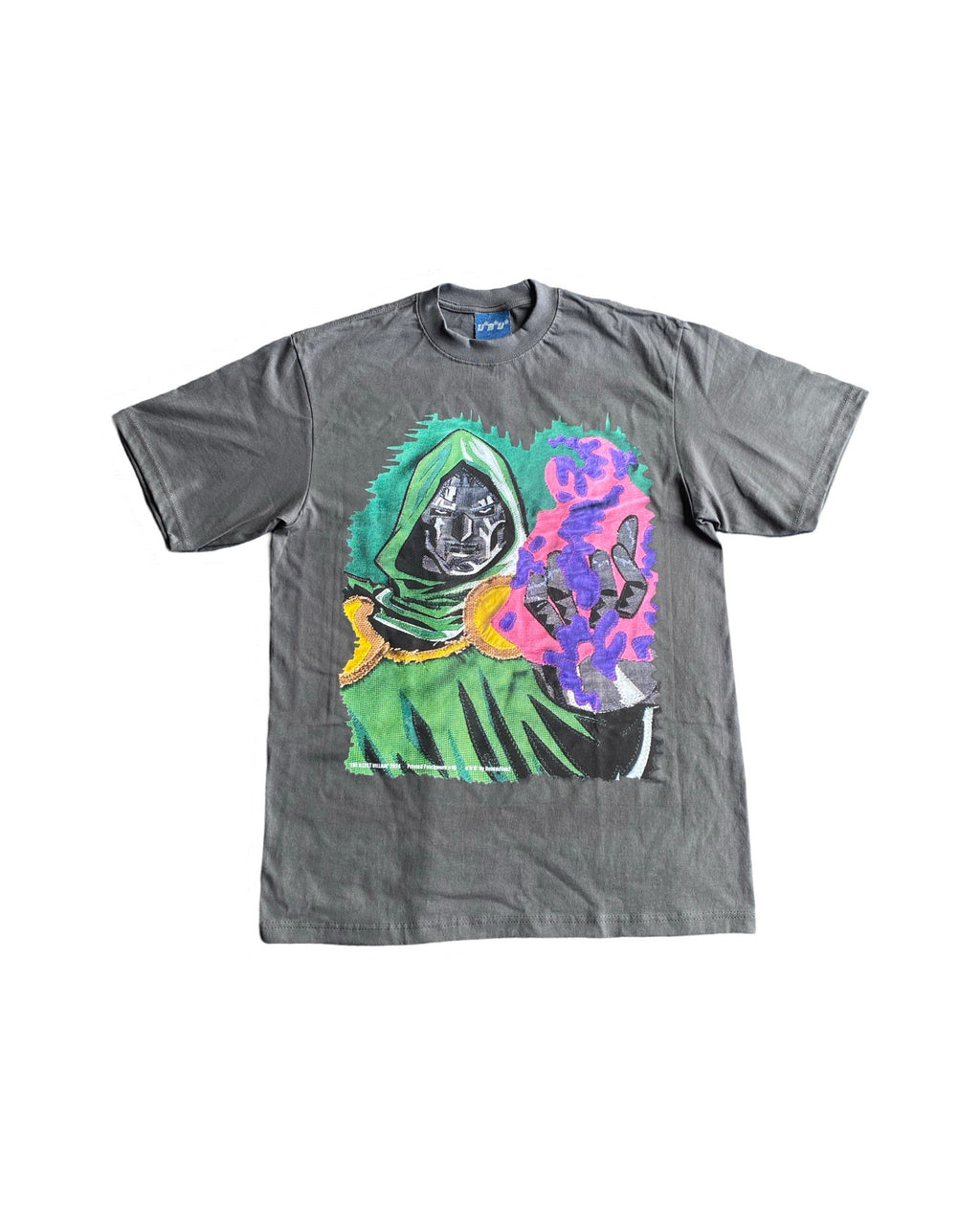 THE ILLEST VILLAIN Printed Patchwork Tee