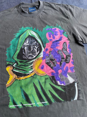 THE ILLEST VILLAIN Printed Patchwork Tee