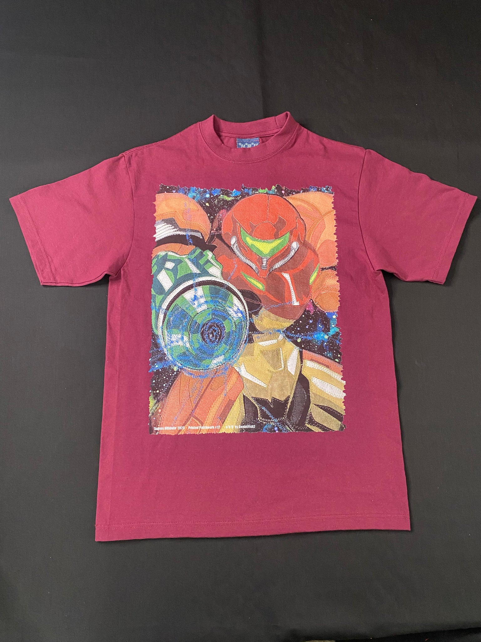 ‘Samus Ultimate’ Printed Patchwork Tee