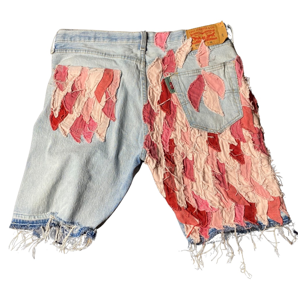 Flamingo Denim Shorts