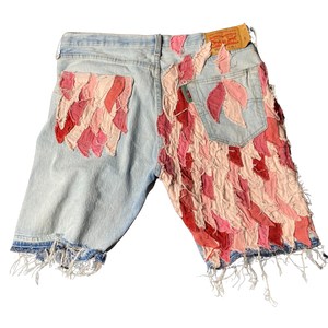 Flamingo Denim Shorts