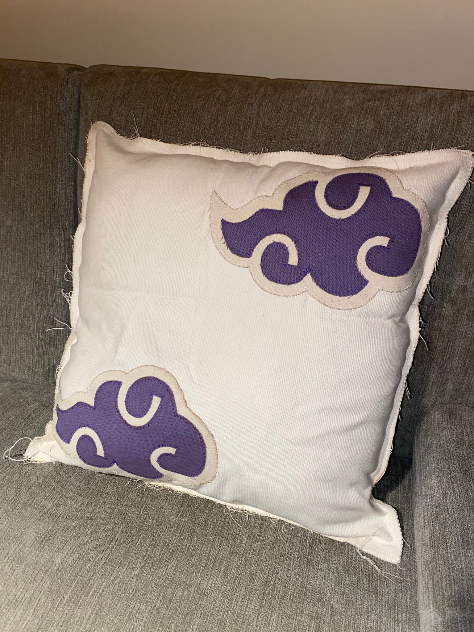 Paper Style Clouded Pillow